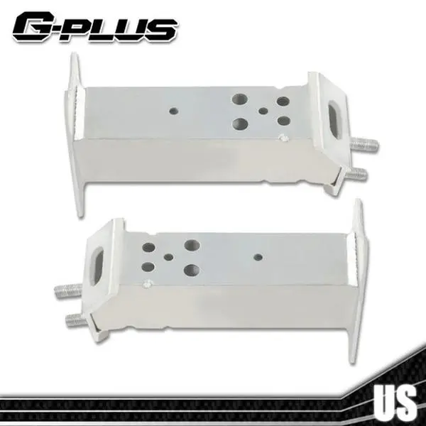 Front Bumper Reinforcement Brackets (Right & Left, 2 Bumper Brackets) for Toyota Prius 2016-2021, Direct Fit, Manufactured with Modern Tooling