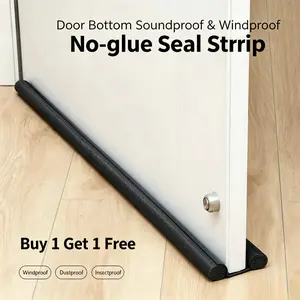 Buy 1 Get 1 Door Bottom SealingStrip,Door Draft Stopper, UnderDoor Draft Noise Blocker, DoorDraft Guard for Bottom of Doors AdjustableDoor Seal Sweep Draft Home EssentialsGadgets