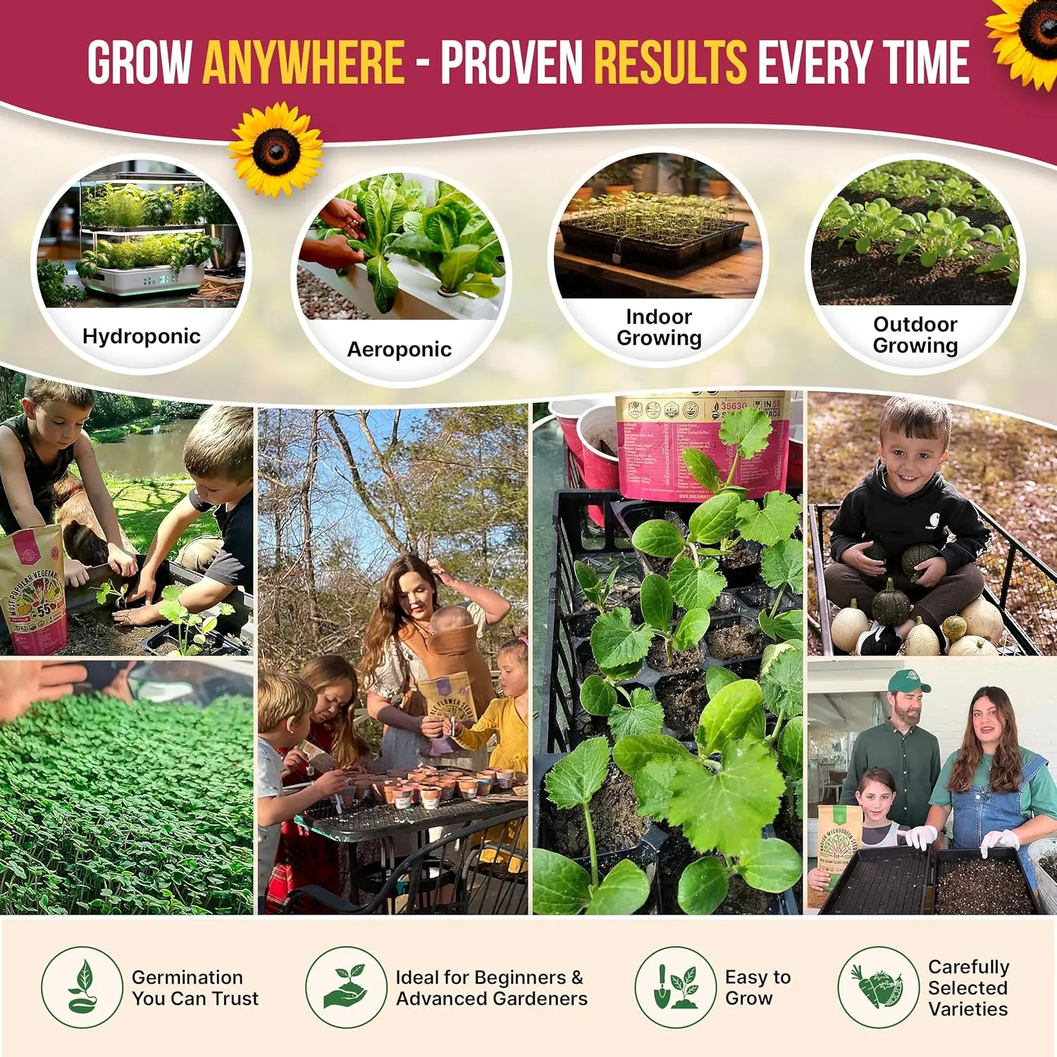 55 Vegetable Seeds Variety Pack - 35,600+ Non-GMO Heirloom Seeds for Planting  Vegetables and Fruits in Individual Seed Packets, Home Garden Seeds for  Hydroponic, Indoor and Outdoors Gardening - TikTok Shop
