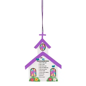 Ten Commandments for Kids Sign Craft Kit- Makes 12