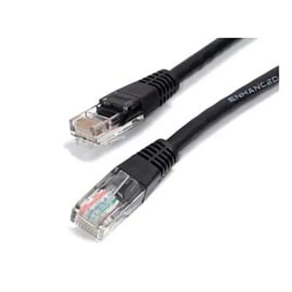 StarTech 3FT Black Molded Cat5e UTP Ethernet Cable - PVC Jacket, Strain Relief - Computers & Office Network Component
