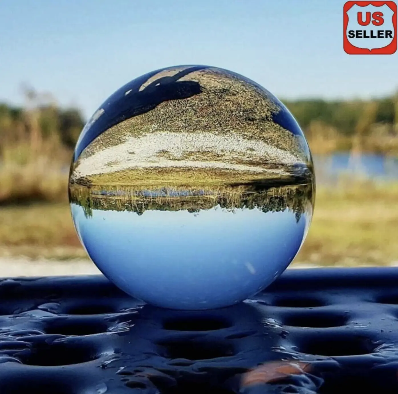 60mm Clear Crystal Ball Sphere Photography Lens Photo Prop Decoration for Photography & Video Enthusiasts
