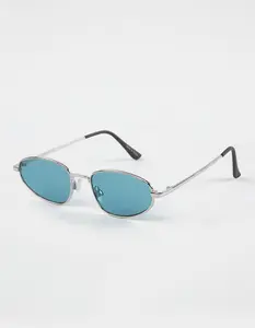 RSQ Metal Sunglasses, Silver RSQ Metal Sunglasses, Silver