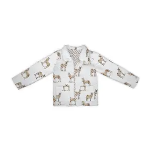 Donkey Icon Brown Quilted Jacket