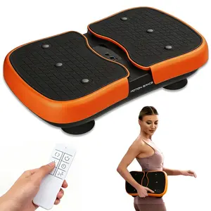 Motion Space Vibration Plate Exercise Machine - Compact 300LBS Home Gym Trainer with 6 Modes & 4 Intensity Levels for Full Body Workout & Muscle Relaxation