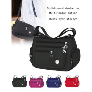 Women's Bag Crossbody Bag New Large Bag Cloth Bag Oxford Single Shoulder Large Capacity Fashion Canvas All-Match Mother Bag For Work Weekend Travel Camping Summer Gym Vacation HolidayGift