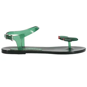 Katy Perry Womens The Geli-Pvc Ankle Strap Casual Sandals Casual - Green