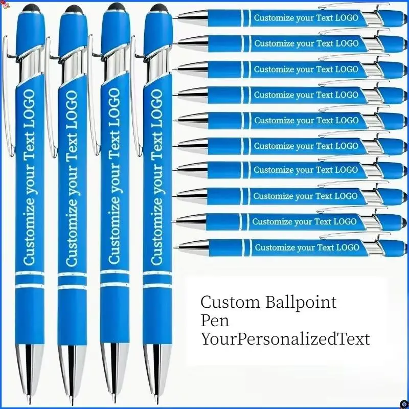 Custom 60pcs Laser-Engraved Metal Ballpoint Pens — Personalized Quotes & Text — Durable Writing Pens for Father’s Day, Teacher Gifts & Event Favors