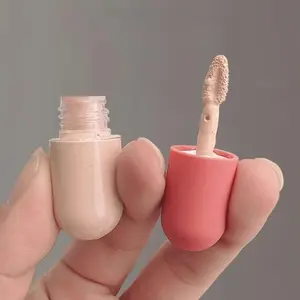 Portable Mini Cosmetic Dispensing Bottle with Brush Head, Foundation Dispenser Bottle, Sample Container, Travel Portable Container, Skincare, Storage Bottles