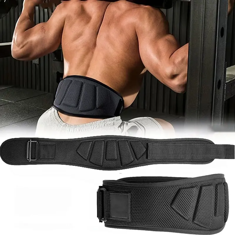 Fitness Weight Lifting Belt for Squats, Deadlift & Intense Workout - 6" Adjustable Fit Auto Lock Weightlifting Belt for Men & Women - Neoprene Gym Belts for Stability & Lumbar Back Support