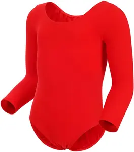Magic Town Long Sleeve Toddler Gymnastics Leotards, Ballet Dance Leotard Gymnastics for Girls Magic Town
