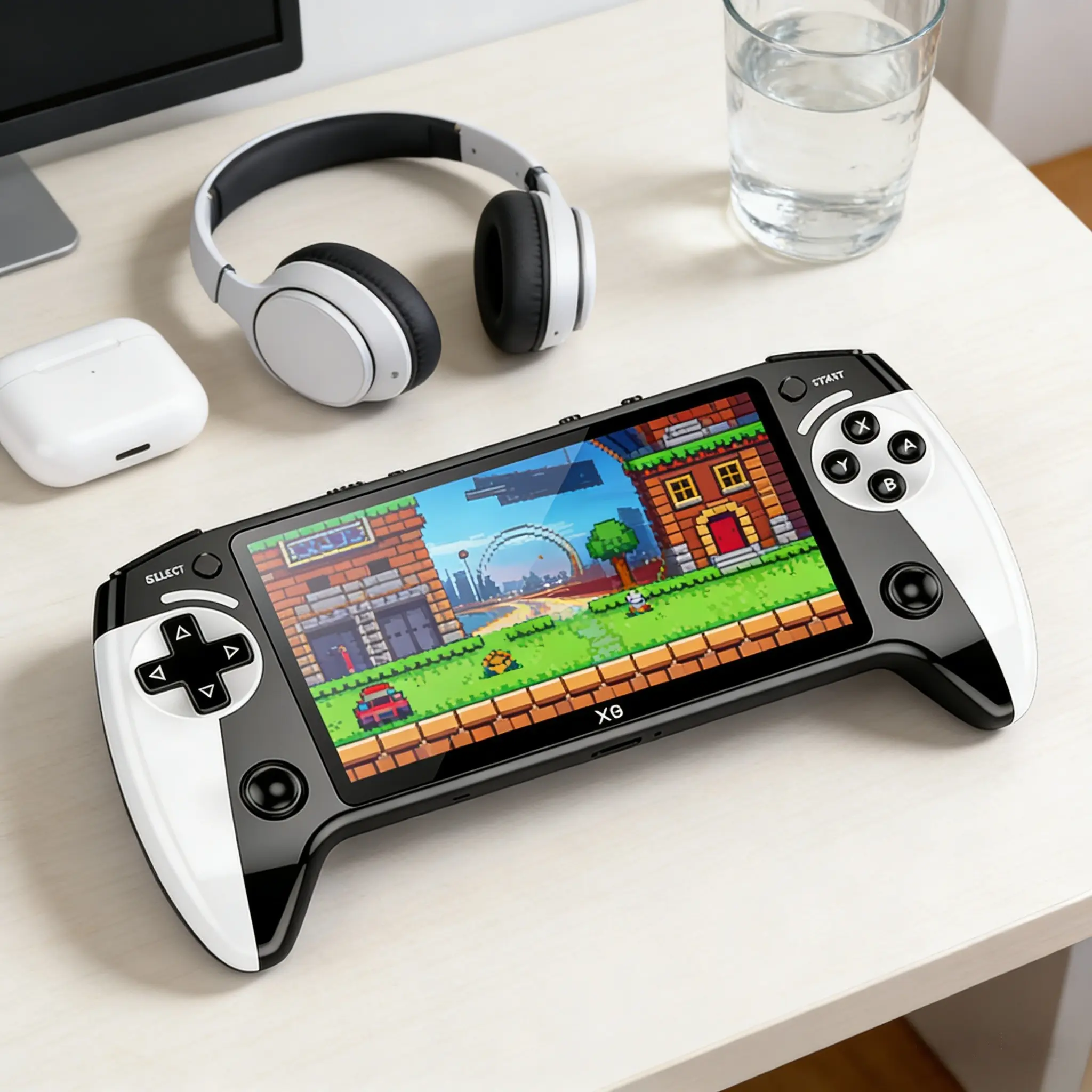Portable Handheld Game Console 5.5 Inch, Retro Player with 10 Emulator ...