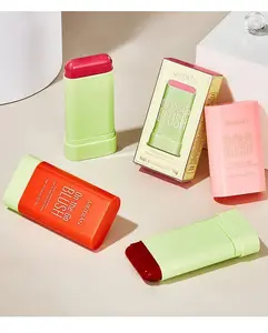 3-in-1 Blush Stick 3-Piece Set - Red Orange Pink Shades for Special Occasions - Perfect for Black Friday Thanksgiving or Christmas - Thoughtful and Stylish Gift for Girlfriend - Cosmetics Products