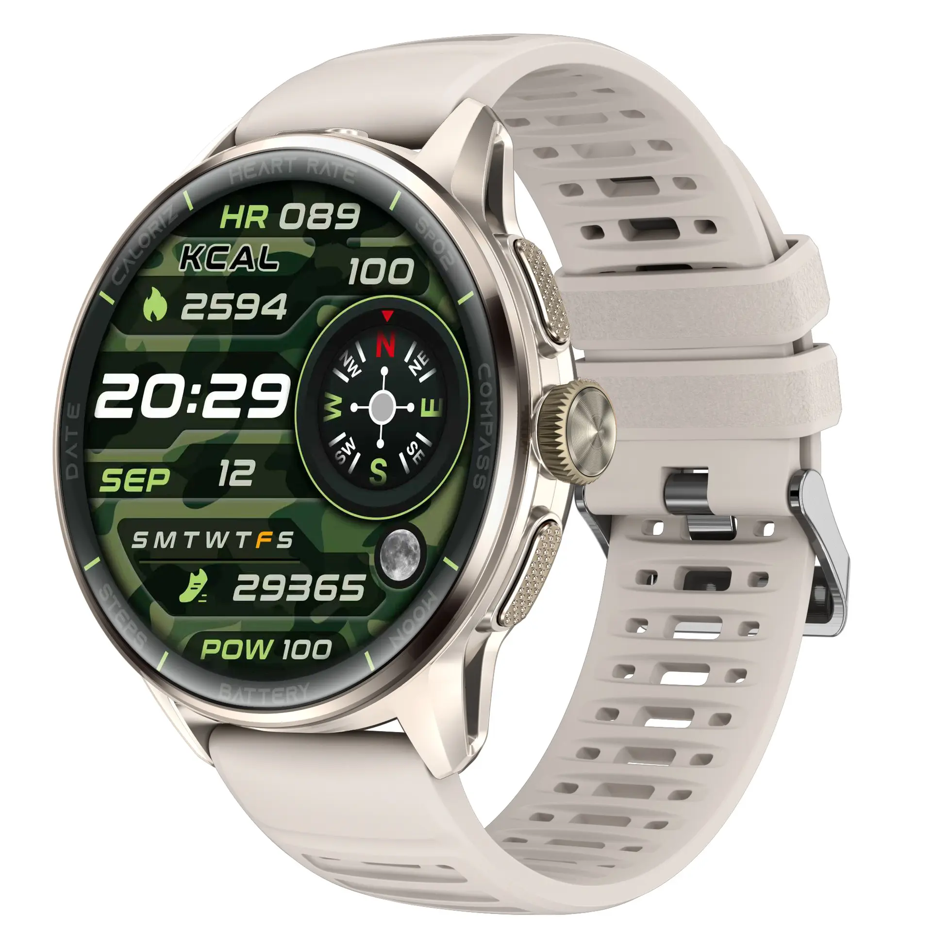 H100 5G Smartwatch - Wearable Tech Device with SIM Card Full Network Compatibility, Independent Google Store App Download, Bluetooth Wireless Connectivity, Waterproof Design, Compass GPS Positioning, Phone Call Support, Hi Tech & Digital Health Features,