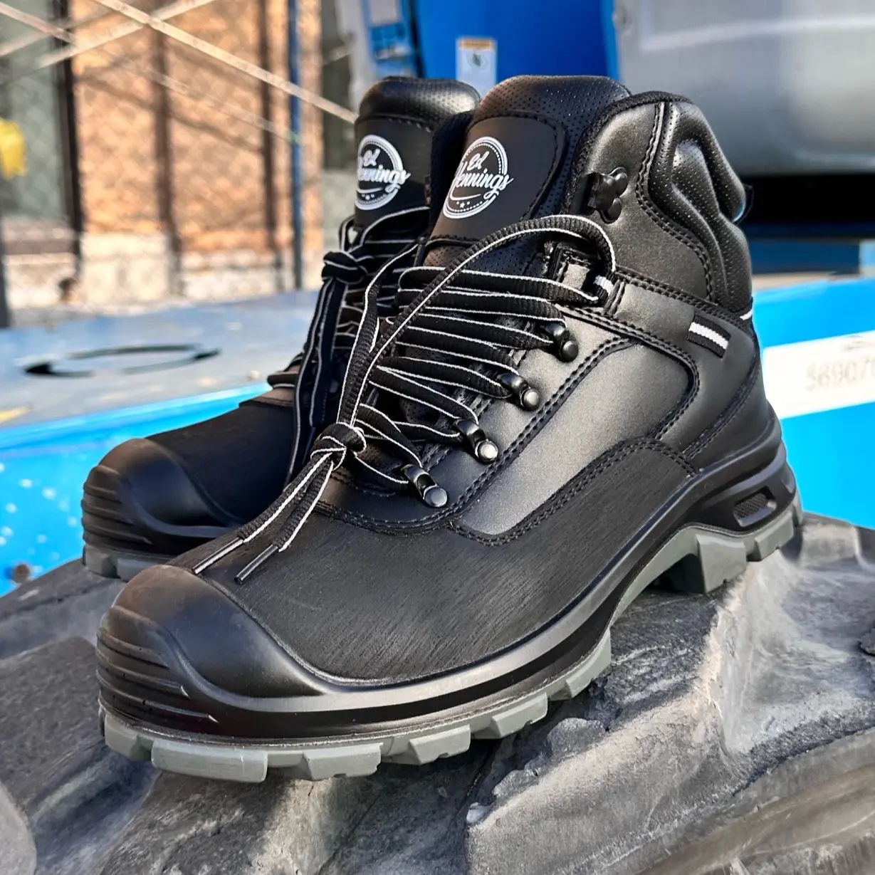 Max Pro (Black) Work Boots by Ed Hennings