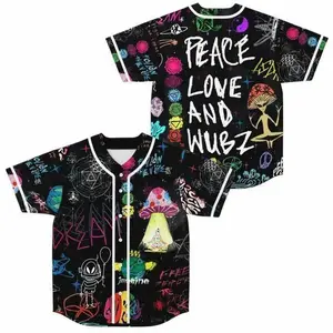 New Arrival 2026 DJ LSDream Mushroom Rave Baseball Jersey