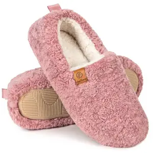 Women?Comfortable slippers Soft curling memory foam house shoes, light classic slide, with polarized shoes lining!