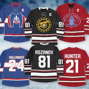 Rozanov - Hollander - Hunter Hockey Jersey, Heated Rivalry Hookey Jersey, Ilya Rozanov Shane Hollander, Hockey Team Outfit