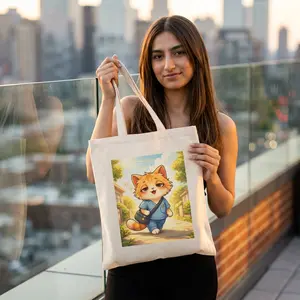 Night Shift Survivor Tote Bag, Cute Orange Cat Nurse Tote, Funny Nurse Gift, RN Graduation Gift, Nursing Student Bag, Healthcare Worker Bag