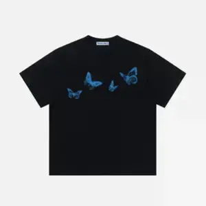Aelfric Eden Oversized Butterfly Graphic Tee - Psychedelic Y2K Streetwear Unisex Top