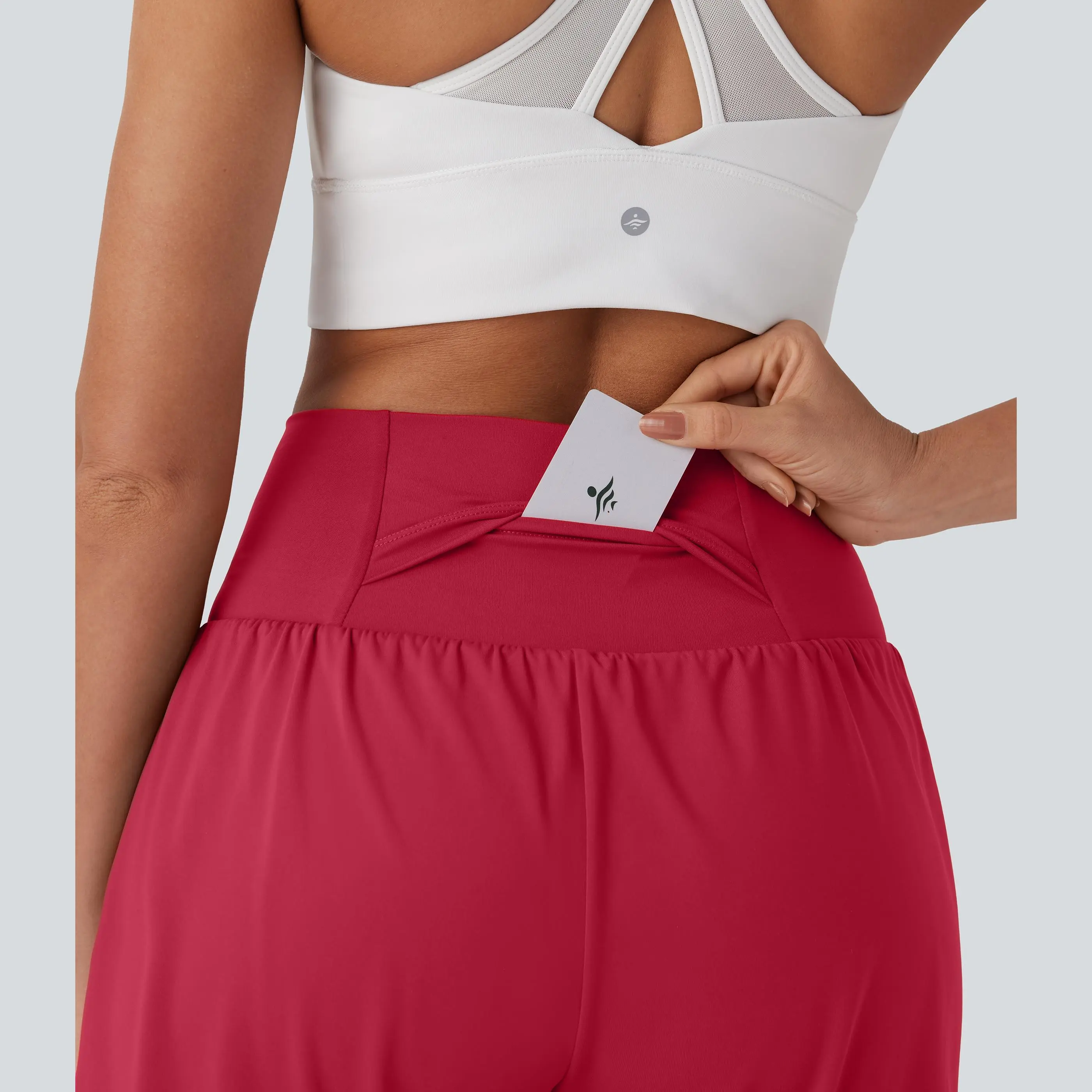 Halara Softlyzero Airy Super High Waisted 2-in-1 Cool Touch Yoga Shorts 7" with Pockets Halara Softlyzero Airy Super High Waisted 2-in-1 Cool Touch Yoga Shorts 7" with Pockets