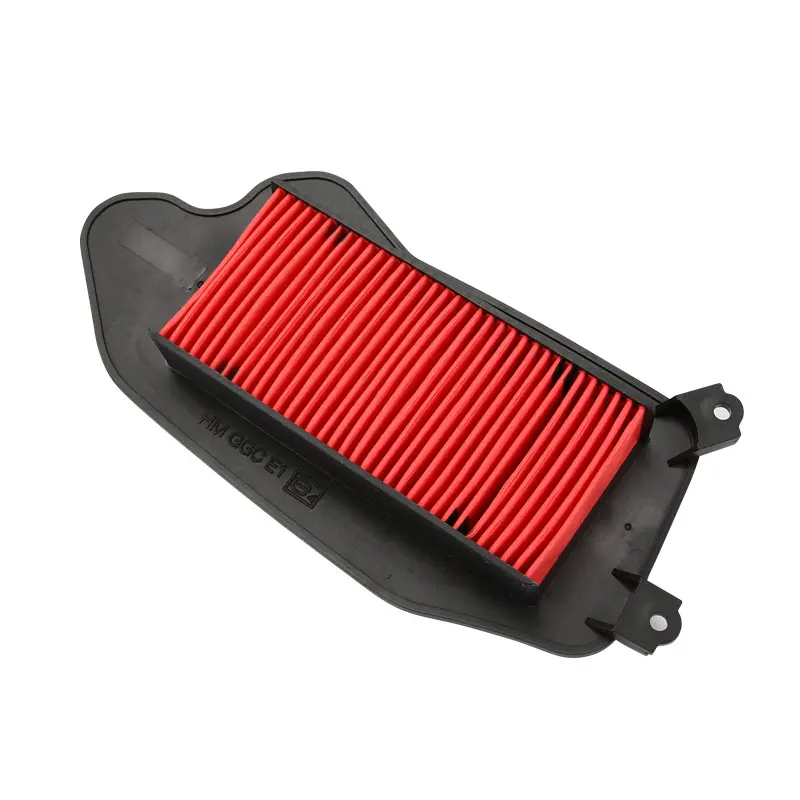 High Quality Synthetic Vehicle-Specific Fit Motorcycle Filter for Honda NS125LA, NS125D, NS125T Scooters - 40x17cm Dense Filtering Material, Solid Outer Frame, Easy Install, Engine Protection, Blocks Dust Gravel, Reduces Wear, Extends Service Life
