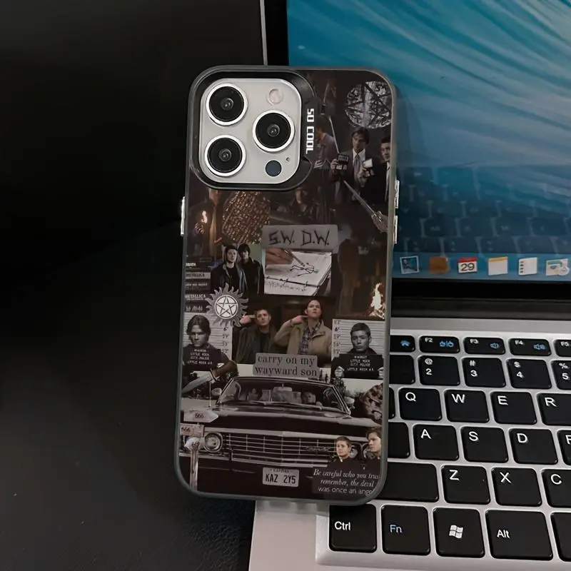 Phone Case Featuring Supernatural'S Dean And Sam, Compatible with for iPhone 17 Air 16 15 14 13 12 11 Pro Max Plus Samsung S25 S24 S23 S22  Ultra Plus, Designed to Be Anti-Fall with a Matte Finish., Smartphone, Handheld, Cellphone