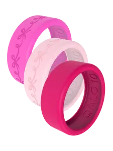QRNT Slim Ring Coquette Bow Covers - 3 Pack