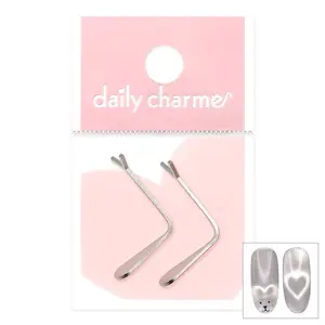 Magnetic Cat Eye Beating Heart Metal Clip Set