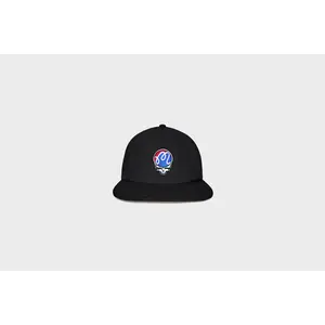 Malbon x Grateful Dead Stealie Snapback (Black)