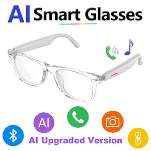 PENGTENG Smart Glasses, Hifi Music, Voice Calling, Bluetooth Earphones, Newly Upgraded, Ultra Long Battery Life, Suitable for Business, Office, Travel and Sports Use, Suitable for Both Men and Women as Holiday Gifts, Essential for Gift Giving