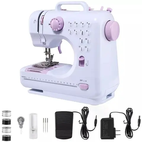 Mini Handheld Electronic Sewing Machine - Compact Plastic Multifunction Stitcher, Residential Home Supplies, Fall Essential Gift for Mom