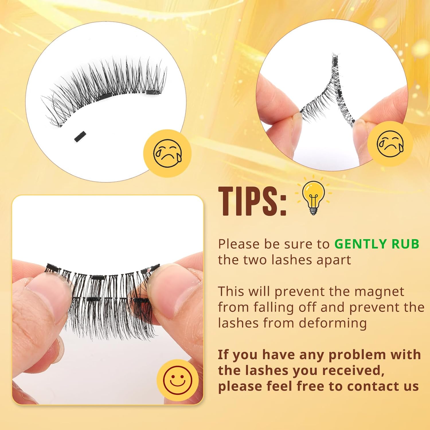 2pcs Reusable Magnetic Lash Cluster Kit for Adults - 100% Glue-Free, Gentle Hypoallergenic D Curl Artificial Fiber False Lashes, Lightweight Natural Wispy, Nature-Infused, Salon-Quality Applicator Included, Mixed Thickness