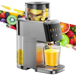 Cold Press Juicer - Large 5.12" Feed Chute, Easy to Clean Slow Masticating for Nutrient Retention Quiet  -