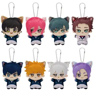 Animals Plush KeyChain Stuffed Doll Rin Itoshi Seishiro Nagi Reo Mikage Chigiri Hyoma Bachira Meguru Pendant ornament Toys gift
