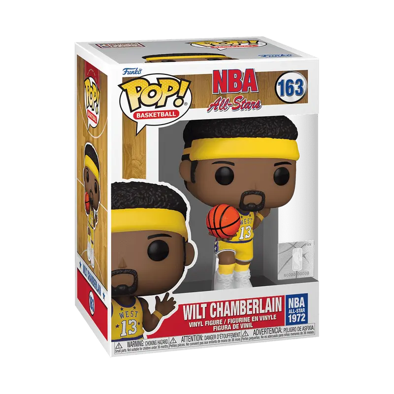 Funko Pop! NBA - Wilt Chamberlain in 1972 All Star Uniform #163  Collectible Pop Vinyl Figure