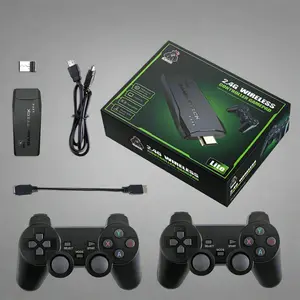 Stick Lite 4K HD Retro Game Console – 64GB, Dual Wireless Controllers, 10,000+ Classic Games – Ultimate Gift for Kids & Gamers