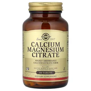 Solgar Calcium Magnesium Citrate, 100 Tablets