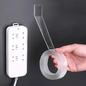 1 Piece Nano Clear Invisible Adhesive Double-sided Adhesive Tape, Double Sided Poster Tape, Multipurpose Hanging Adhesive Strip, Strong Sticky Mounting Tape, Durable Double Sided