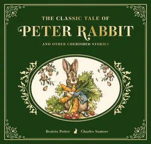 The Classic Tale of Peter Rabbit: The Collectible Leather Edition by Beatrix Potter||Charles Santore [Hardback Book]