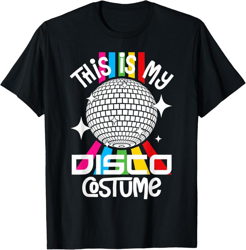 BrittanyUs This Is My Disco Costume Funny 1970s Funky 70s Dancing Party T-Shirt