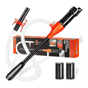 Portable Battery-Powered Siphon Pump – 2.4GPM Electric Transfer for Gas, Diesel, Water & Oil – Multi-Use Fuel Extractor with Effortless Hand Operation