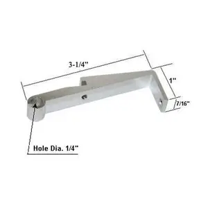 Gordon Glass® Chrome Framed Swing Shower Door Replacement Pivot Bracket