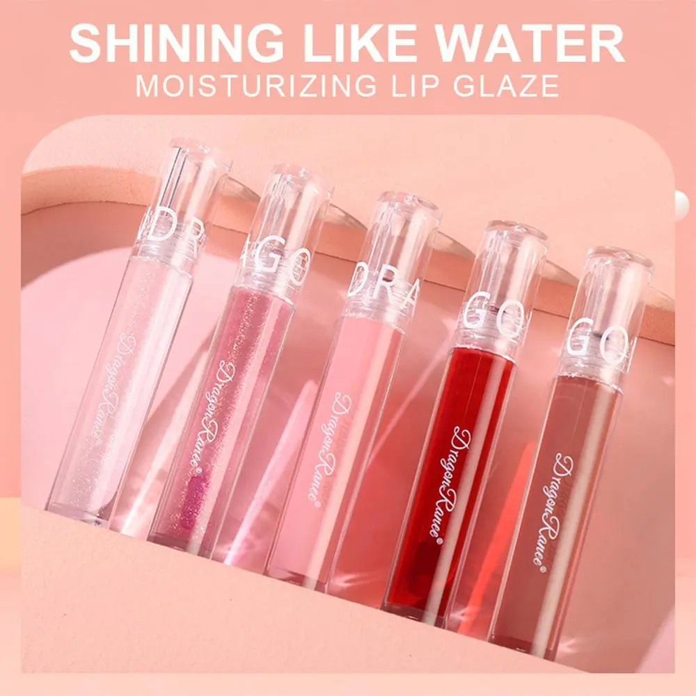 Mirror Water Shine Lip Gloss Lipstick Lip Gloss Lip Balm Glass Lip Gloss Transparent Plump Lip Balm