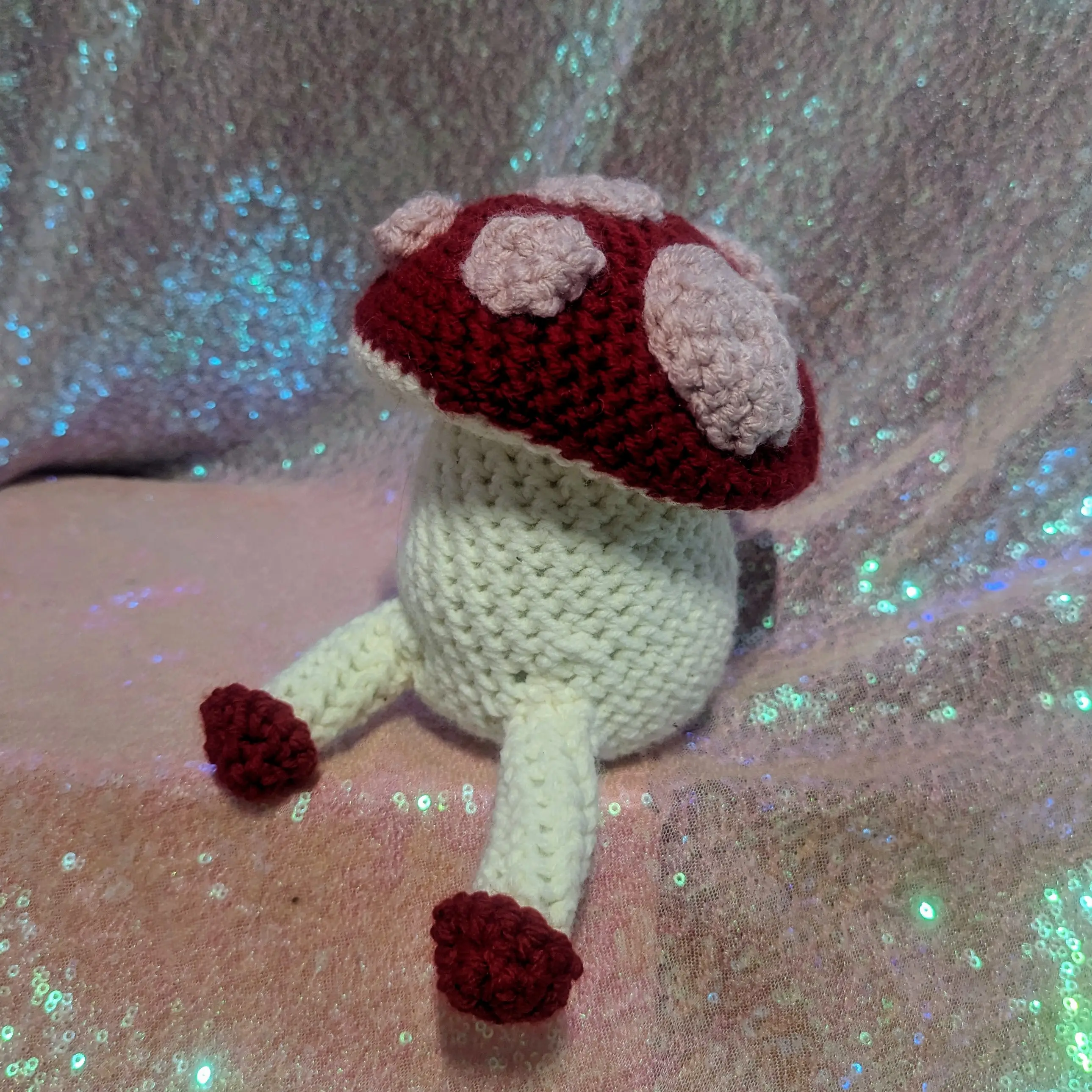 Crochet Amigurumi Mushroom Monster Inspired Doll From Dungeon Meshi