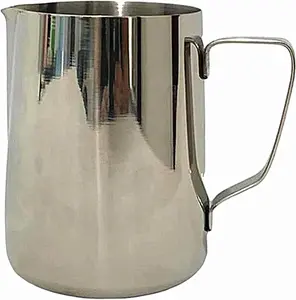 Milk Frothing Pitcher 350ml/600ml/900ml(12oz/20oz/32oz) Steaming Pitchers Stainless Steel Milk/Coffee/Cappuccino/Latte Art Steam Milk Jug Cup (20 ounces)