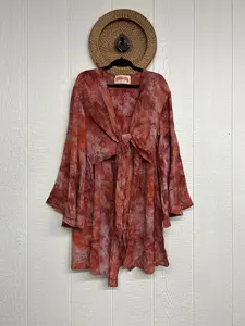 Crepe Sari Shortie Spellbound Kimono 0426 160
