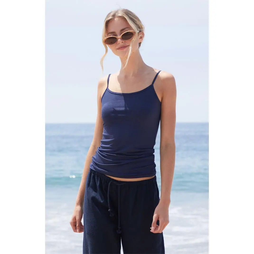 John Galt Women's Blue Skylar Tank Top