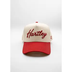 Red "Hartley" Script | The Original Snapback