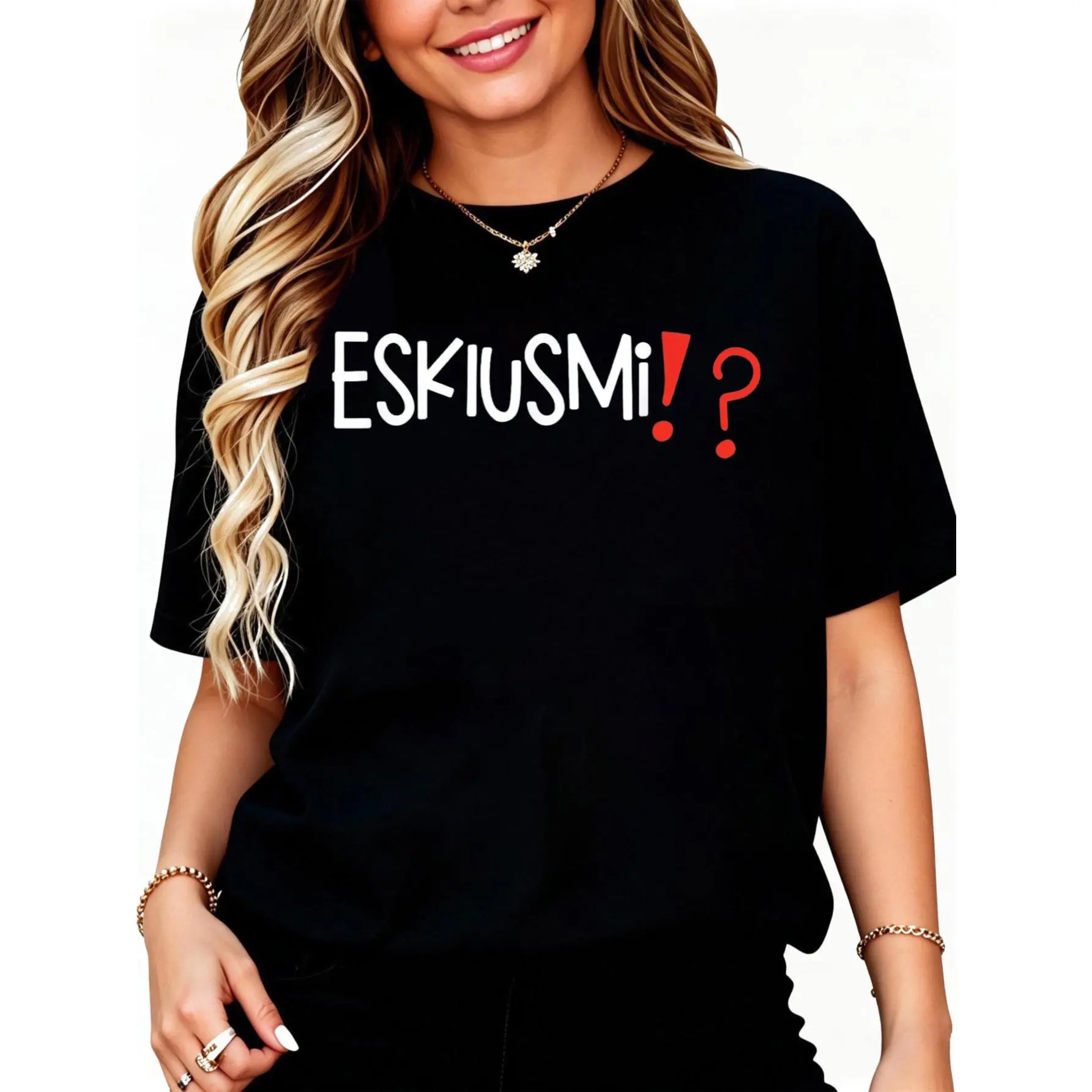 100% Cotton Camisa Chistosa en Espanol Funny Shirt in Spanish women T-Shirt